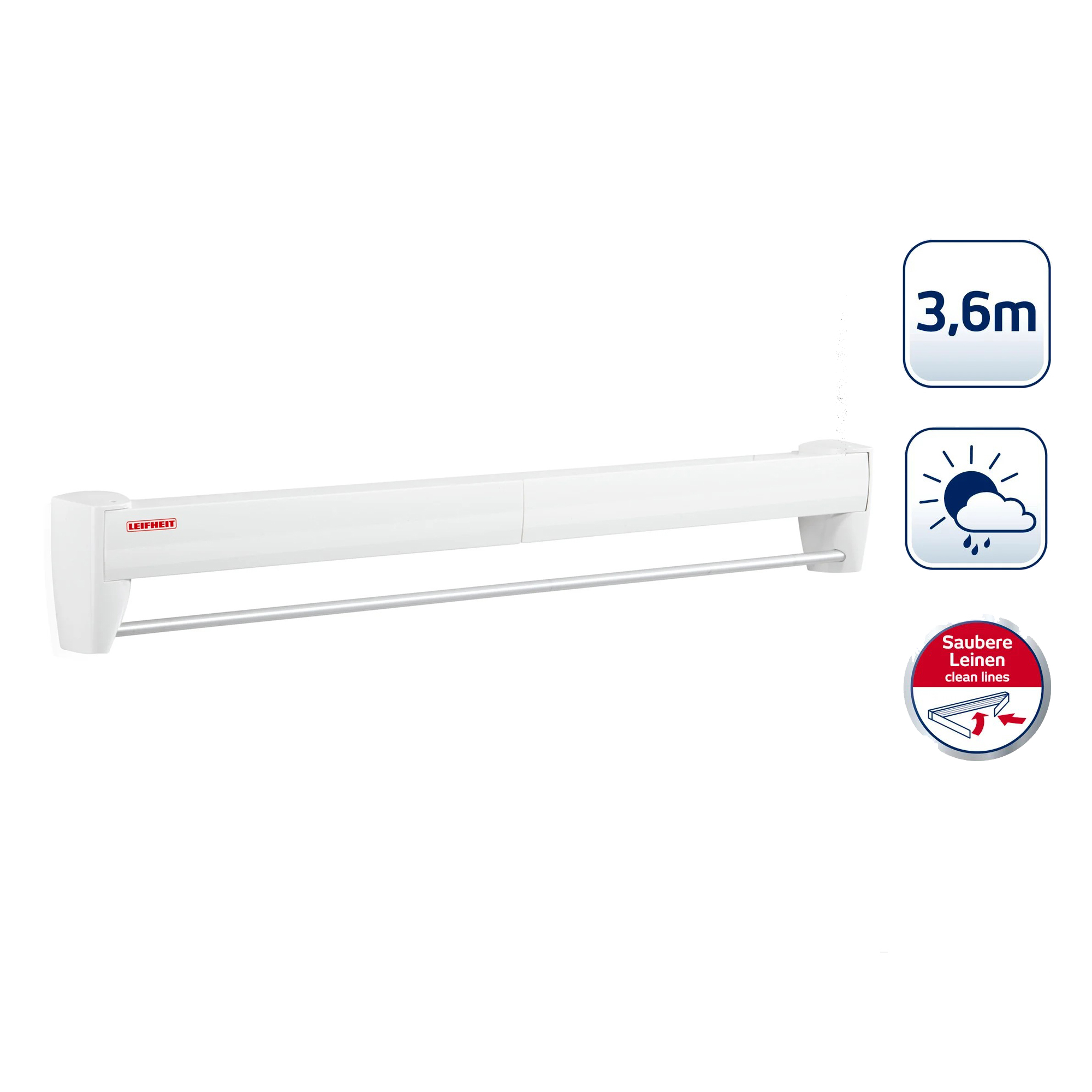 Leifheit zidno sušilo za veš Telegant 36 Protect Plus / 83201