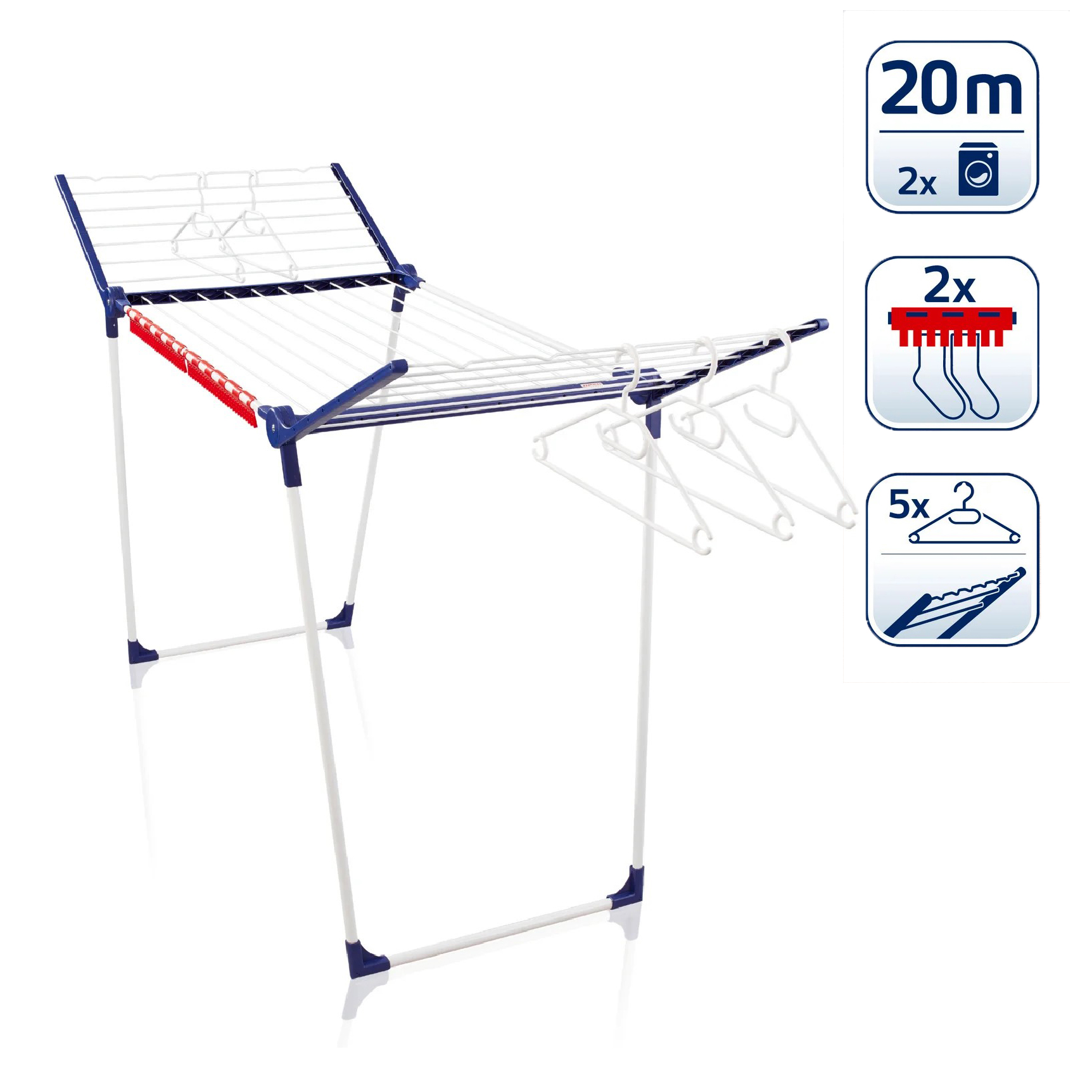 Leifheit sušilo za veš Pegasus 200 Solid, 20 m / 81520