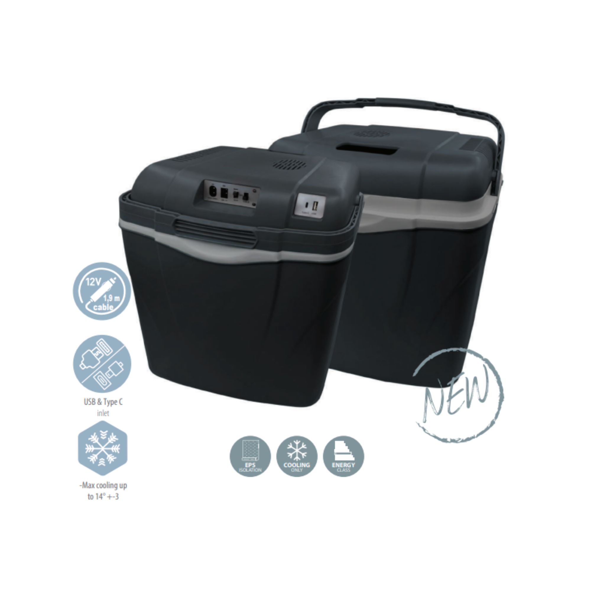 Antartic frižider električni prenosivi 32 L DC12V / 39569