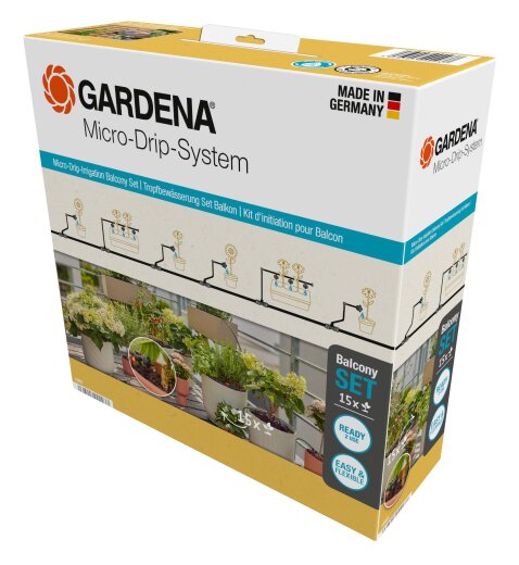 GARDENA Set za zalijevanje biljaka na balkonima / 13401-20