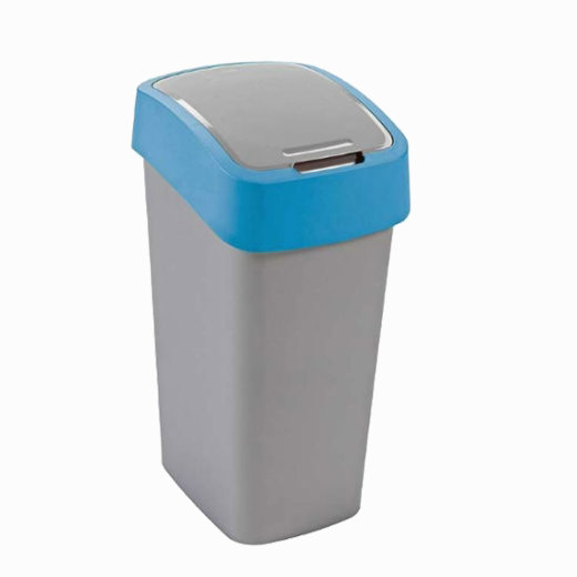 Curver Kanta za otpatke 45 L siva/plava FLIP / 2172-734