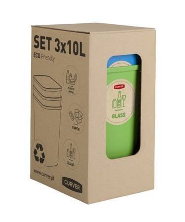 Curver Kanta za otpatke 3 × 9 L ECO FRIENDLY / 2173-999