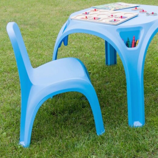 Keter dječiji stol 64 × 64 × 48 cm, plastika, plava dodatni prikaz