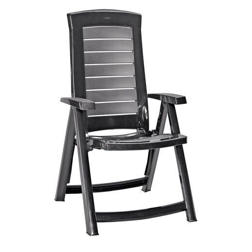 Keter vrtna stolica Aruba 61 × 72 × 110 cm, plastika, siva