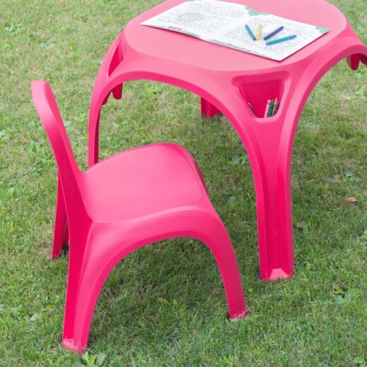 Keter dječija stolica 49 × 39 × 53 cm, plastika, roza dodatni prikaz