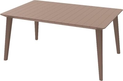 Keter vrtni stol Lima 157 × 98 × 74 cm, plastika, cappuccino