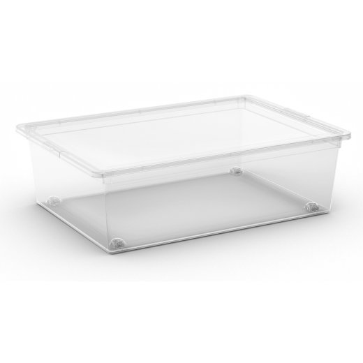 Keter kutija za odlaganje C-Box 27 l, 38.5 × 55 × 16.5 cm, plastika, transparentna