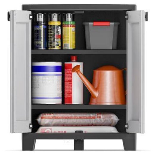 Keter ormar Titan 80 × 44 × 100 cm, plastika, titan siva detalji i primjena