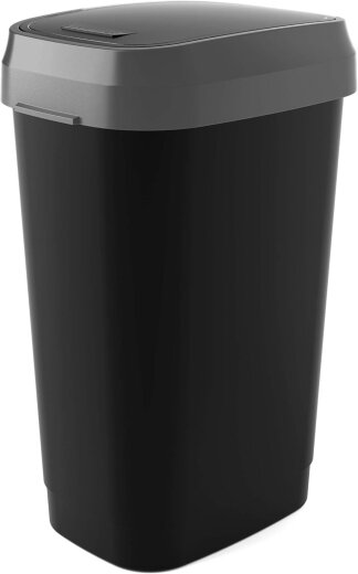 Keter kanta za otpatke Dual Swing 50 l, 31 × 42 × 62 cm, plastika, siva