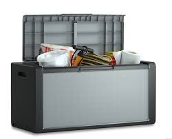 Keter vrtna kutija za odlaganje Titan 300 l, 118 × 49 × 55 cm, plastika, titan siva