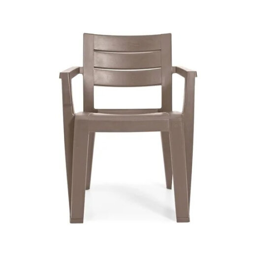 Keter vrtna stolica Julie 61,5 × 58,5 × 79 cm, plastika, cappuccino detalji i primjena
