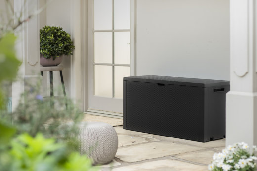 Keter vrtna kutija za odlaganje Emily 277 l, 117,8 × 44,58 × 58 cm, plastika, siva detalji i primjena