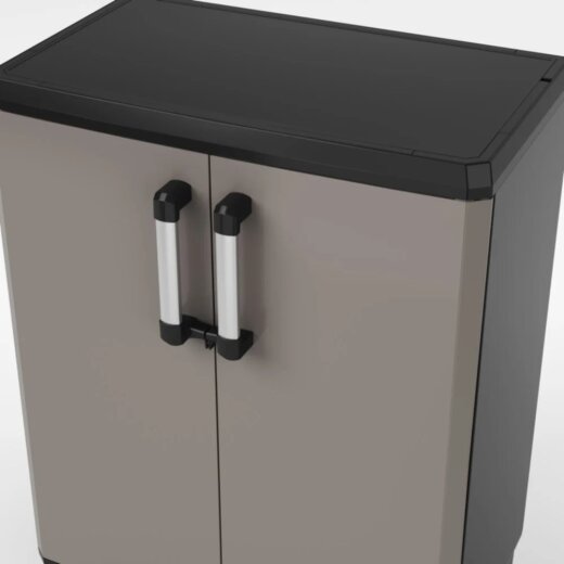 Keter ormar Pro 68 × 39 × 90 cm, plastika, siva dodatni prikaz