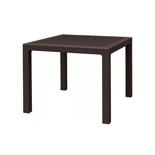 Keter vrtni stol Quartet 95 × 95 × 74,5 cm, ratan izgled, smeđa