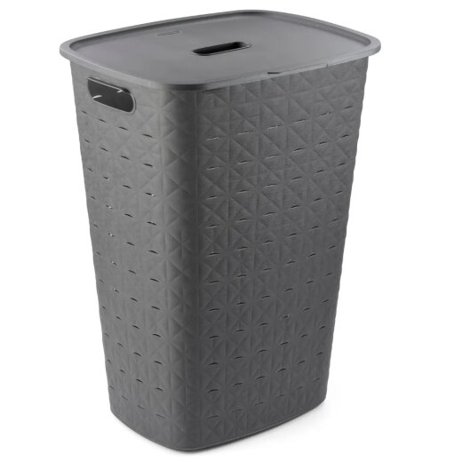 Curver Korpa za veš 56 L siva SOFTEX / 258698