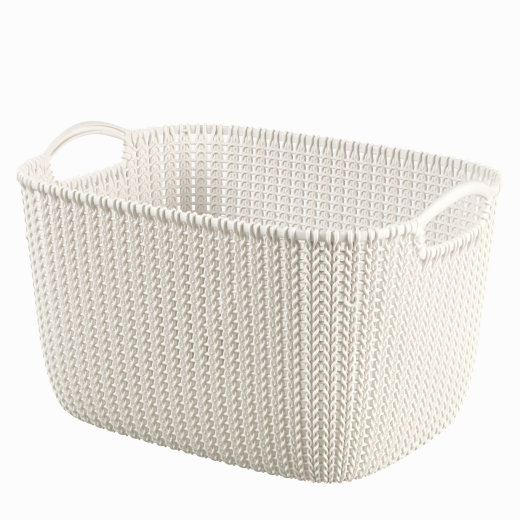 Curver Korpa za odlaganje 19 L bijela KNIT / 3670-X64