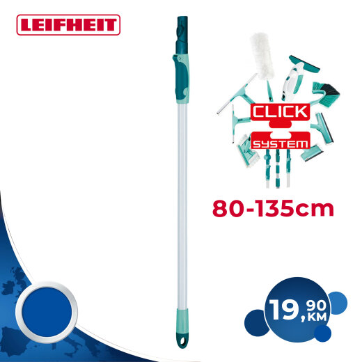 Leifheit teleskopska drška Click System, 75–135 cm / 56673