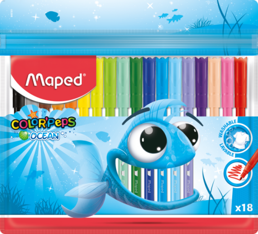 Maped Flomasteri 18/1 COLOR PEPS OCEAN / 845721