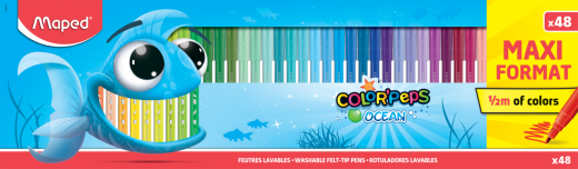 Maped Flomasteri 48/1 COLOR PEPS OCEAN / 845727